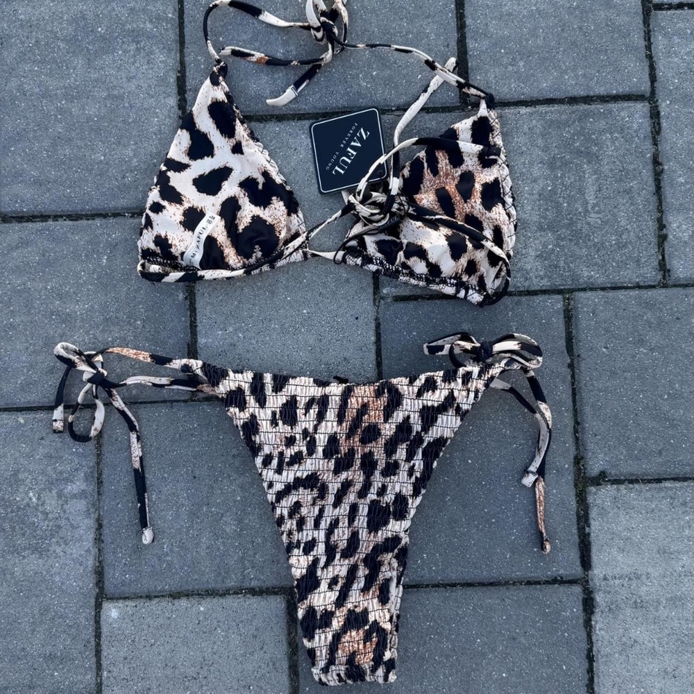 ZAFUL Print Bikini Set
